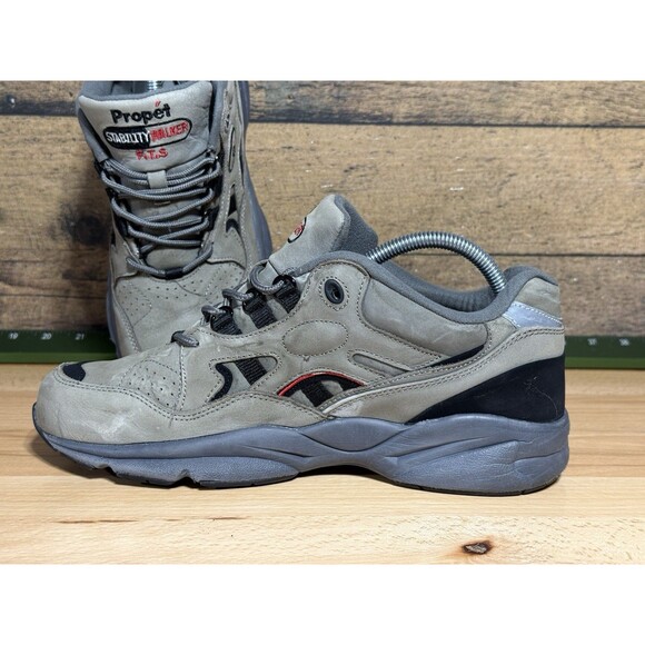 ?Propet Stability Walker Walking  Mens Grey Sz 9 Sneakers Athletic Shoes $139